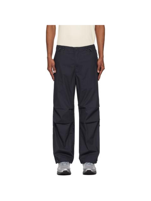 MAHARISHI Navy 6102 Crow & Heron Loose Snopants Trousers