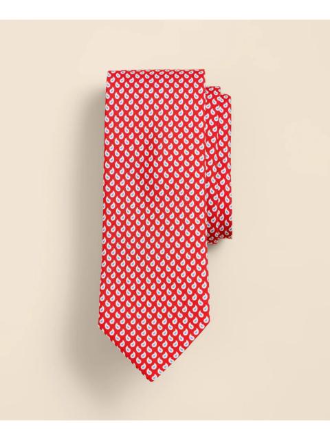 Brooks Brothers Silk Pine Foulard Tie