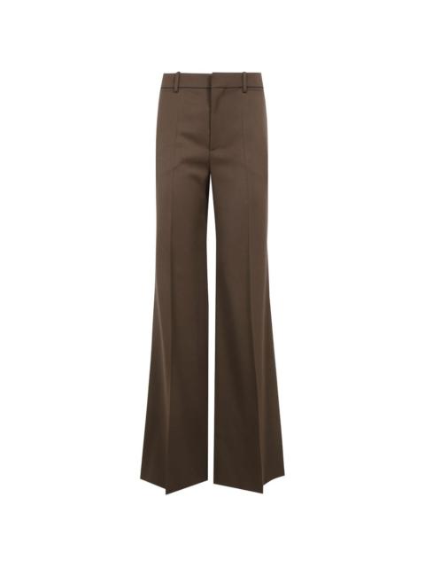 Chloé flared wool trousers