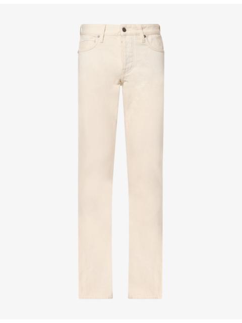 EMPORIO ARMANI J107 Slim-Fit Cotton Denim Jeans