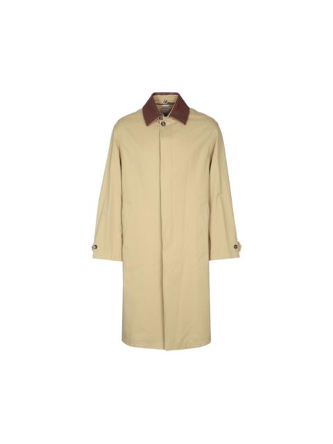 Dior DIOR $5000 Beige Cotton Twill Classic Coat New & Authentic (