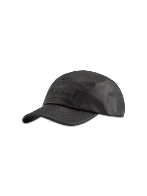 Supreme GORE-TEX Leather Camp Cap 'Black'