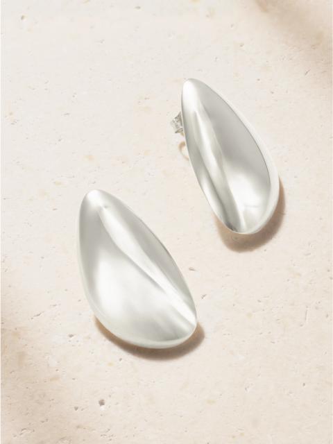 By Pariah Sculptural Recycled Sterling Silver Earrings