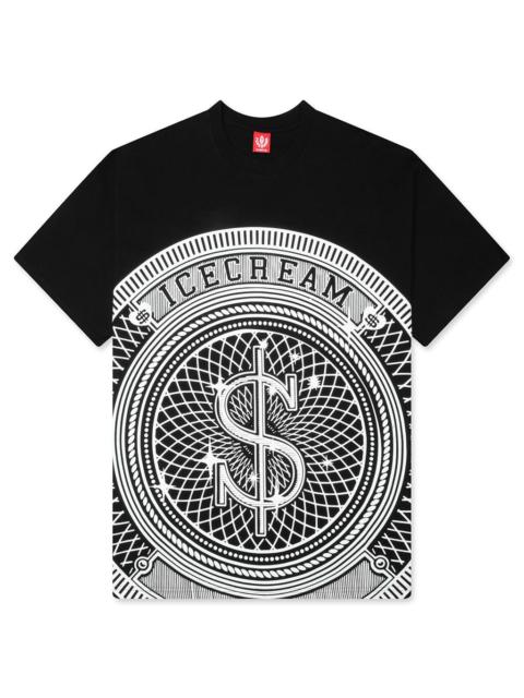 ICECREAM CASH OUT S/S TEE - BLACK