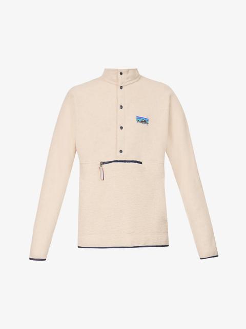 Patagonia 50th Anniversary Snap-T brand-patch recycled-fleece jacket