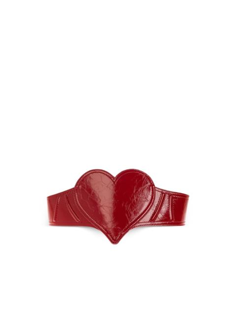 Vivienne Westwood heart-motif leather belt