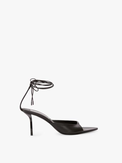 Victoria Beckham Eliza Stiletto Sandal 75 In Black Leather
