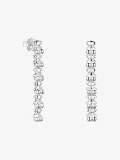 TOUS Long silver Earrings with bear motifs Bold Bear