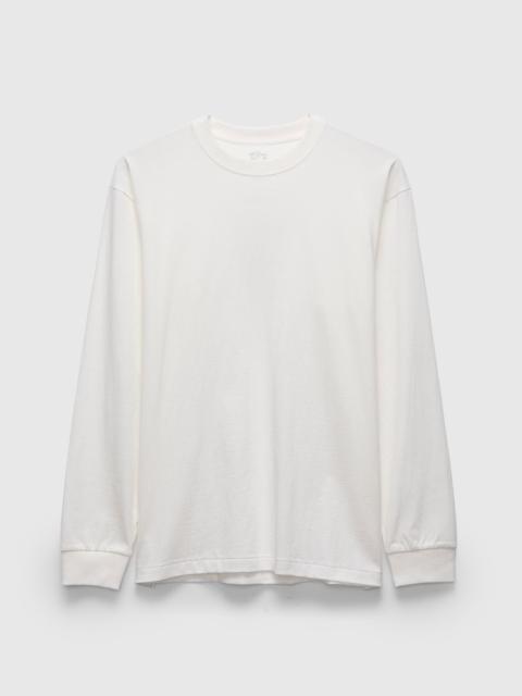 orSlow Just T-Shirt Long Sleeve in White