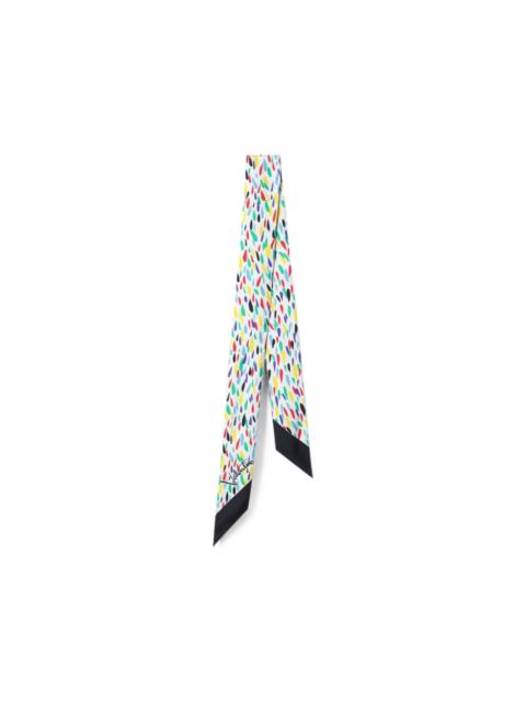 Valentino logo-print scarf
