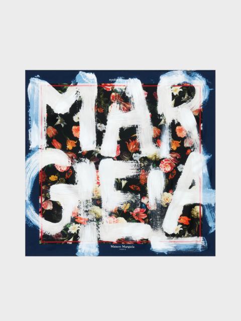 Maison Margiela Printed Silk Foulard