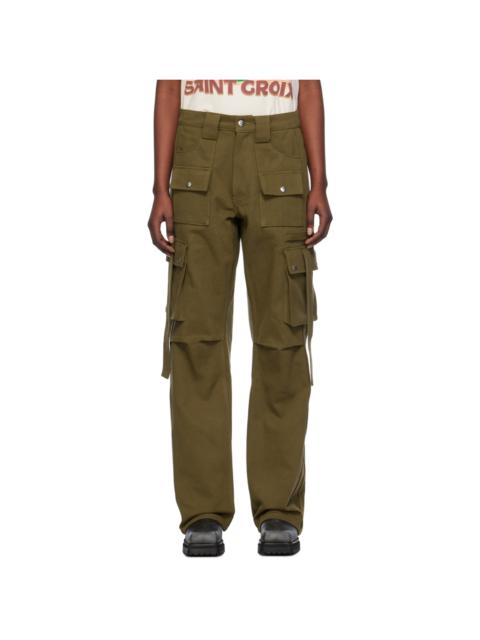 Rhude Khaki Amaro Cargo Pants