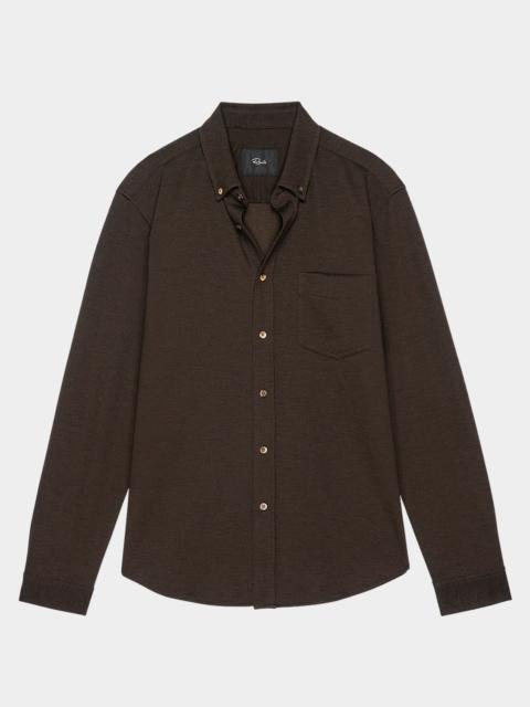 Rails Men's Tech Pique Button-Front Shirt