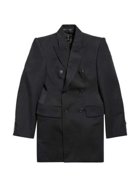 Wool double-breasted jacket
