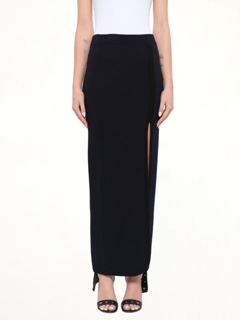Neil Barrett Long Skirt in Navy