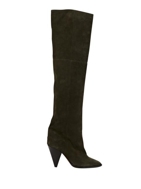 Riria Suede Knee-High Boots