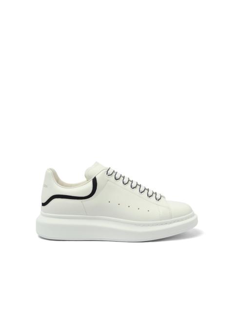 Alexander McQueen Larry Oversized Sneaker in White/Navy