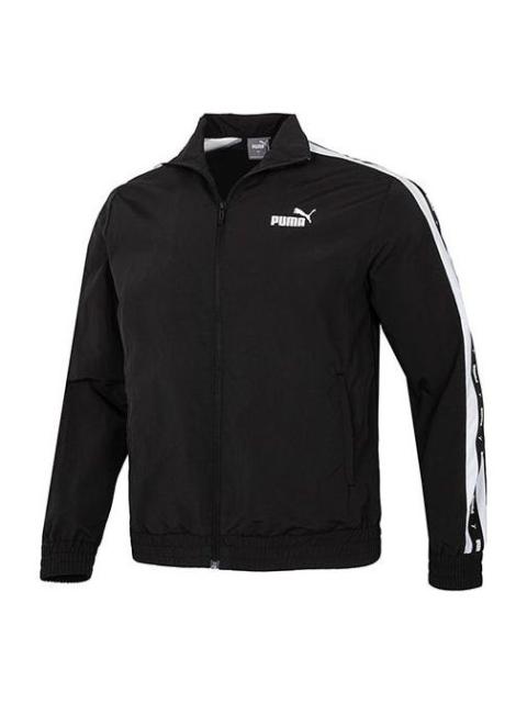 PUMA Blocking Tape Woven Jacket Black 536780-01