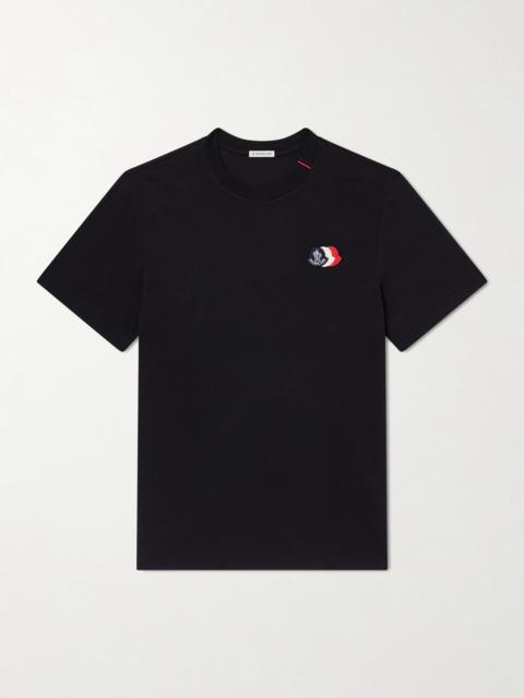 Moncler Logo-Appliquéd Cotton-Jersey T-Shirt