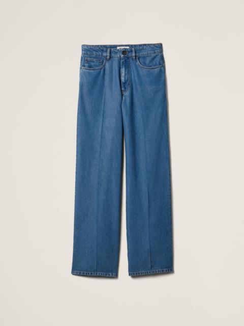 Miu Miu Five-pocket denim jeans