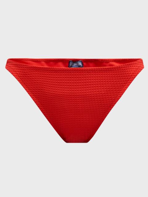 Vilebrequin Jacquard Vichy Bikini Bottoms