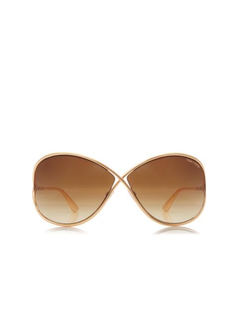 MIRANDA OVERSIZED SOFT SQUARE SUNGLASSES