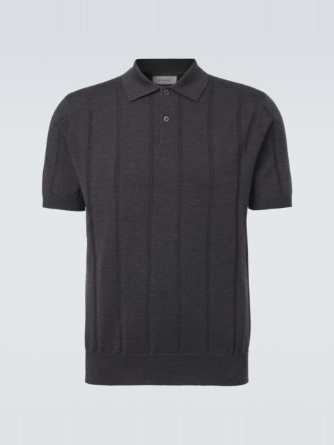 Canali Virgin wool polo sweater