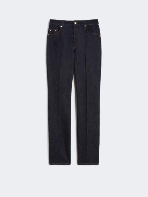 Sportmax Slim-fit jeans with flared hems - MIDNIGHTBLUE