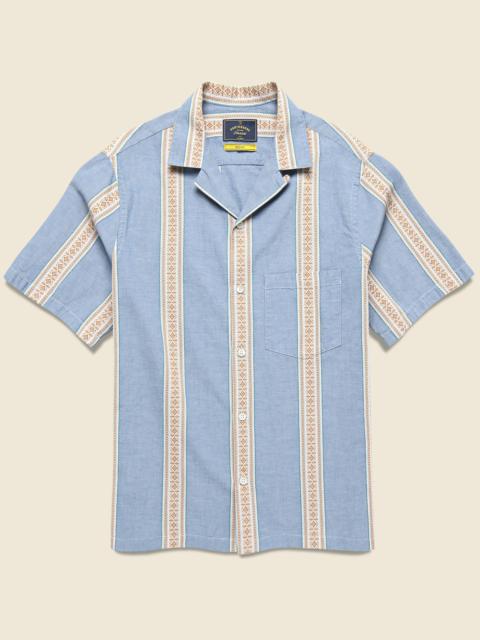 Portuguese Flannel Melissa Camp Shirt - Blue