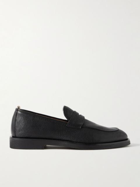 OFFICINE CREATIVE Opera Flexi 101 Deerskin Penny Loafers Black