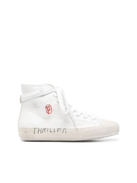 Paly high-top graphic sneakers