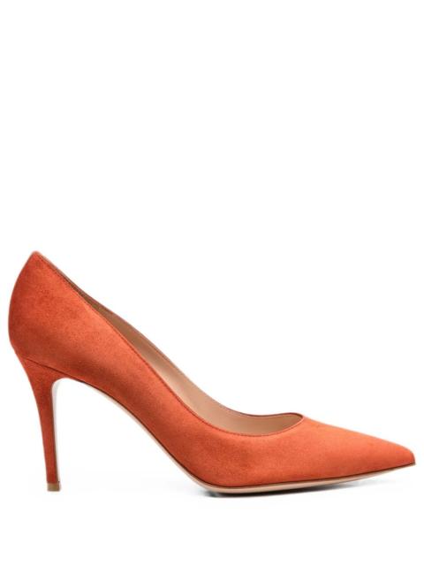 Gianvito Rossi GIANVITO 85 SUEDE PUMPS