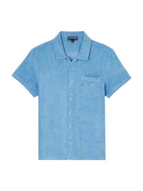 Men Bowling Terry Shirt Solid Mineral Dye