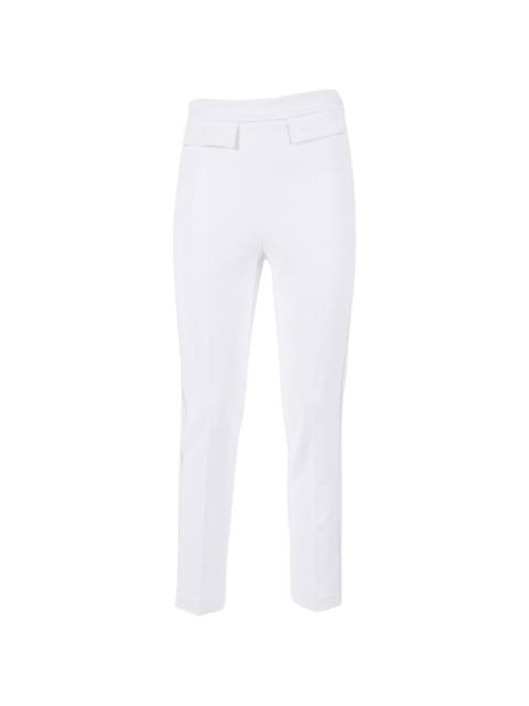 ELISABETTA FRANCHI front tab-detail trousers