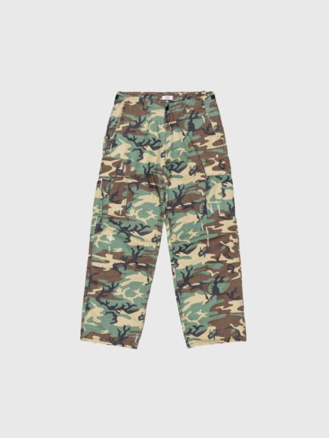 ERL CAMO PRINTED CARGO PANTS
