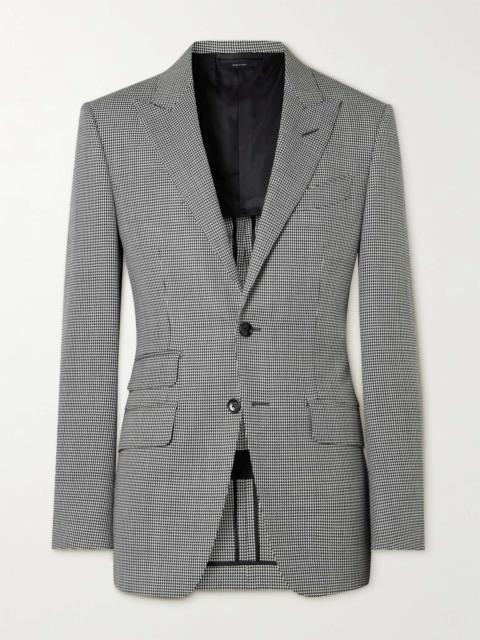 TOM FORD O'Connor Slim-Fit Puppytooth Wool Suit Jacket