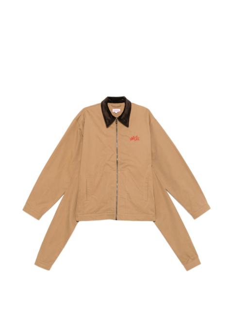 CHARLES JEFFREY LOVERBOY corduroy-collar jacket