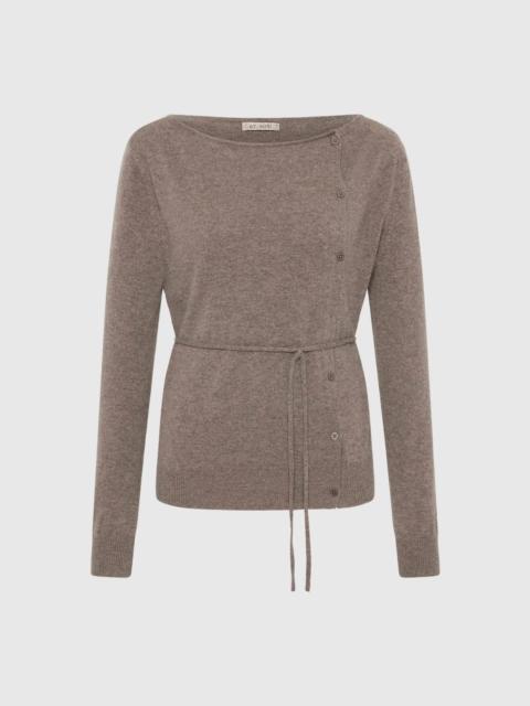ST. AGNI Cashmere Asymm Cardigan - Vapor