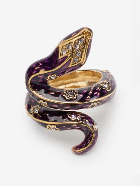 Roberto Cavalli Serpentine Ring