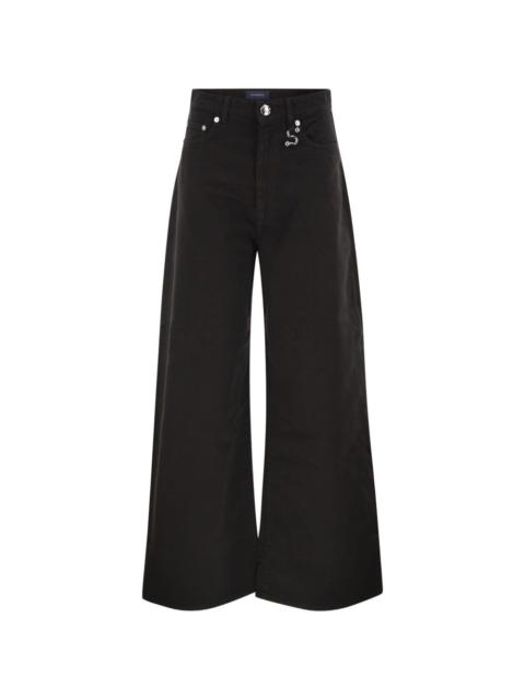Sportmax wide-leg metal-hook jeans