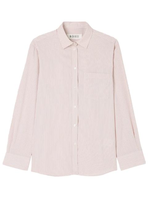 RÓHE RÓHE striped shirt with classic fit stripe
