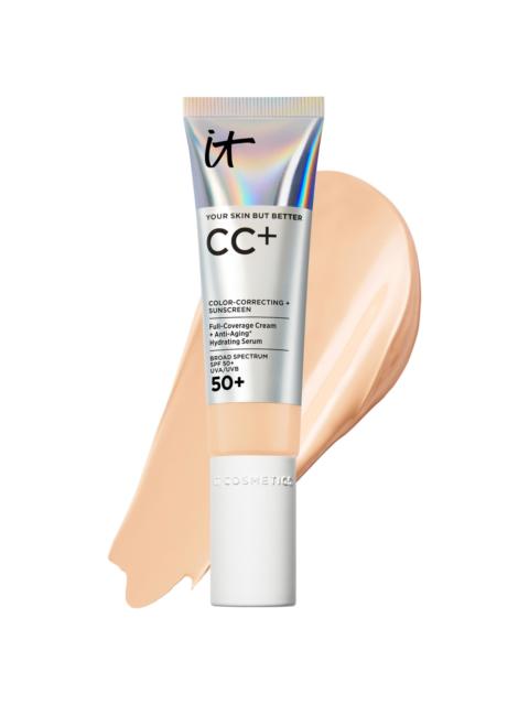 IT Cosmetics CC+ Cream Full Coverage Color Correcting Foundation with SPF 50+