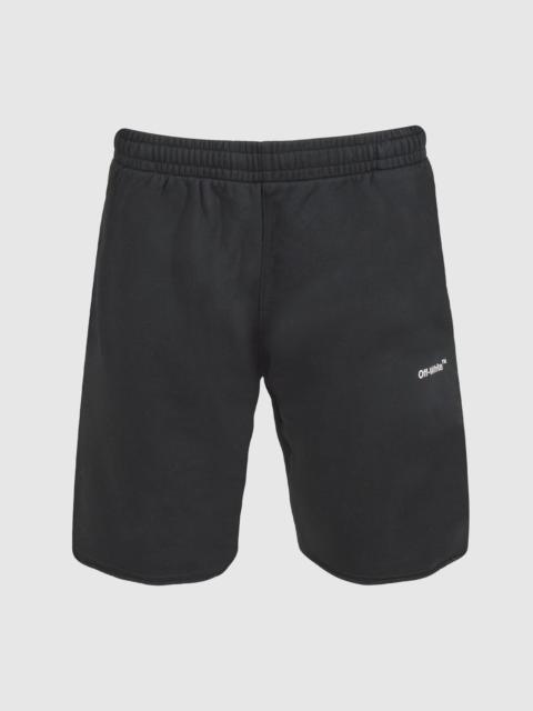 Off-White CARAVAGGIO DIAGONAL SWEATSHORTS