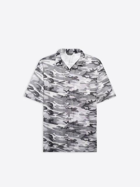 BALENCIAGA Men's Short Sleeve Shirt in Grey