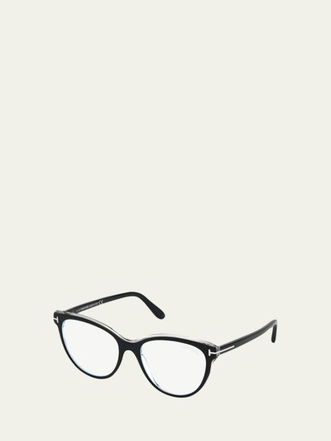TOM FORD Cat-Eye Acetate Optical Frames