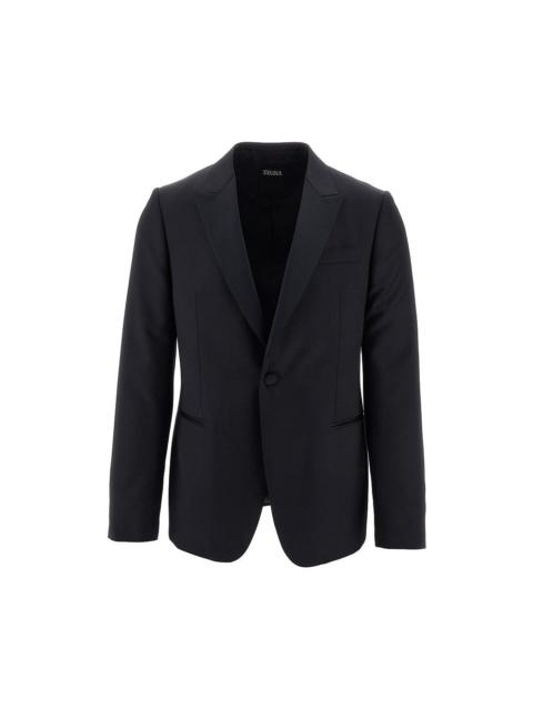 ZEGNA WOOL AND MOHAIR TAILORED SUIT