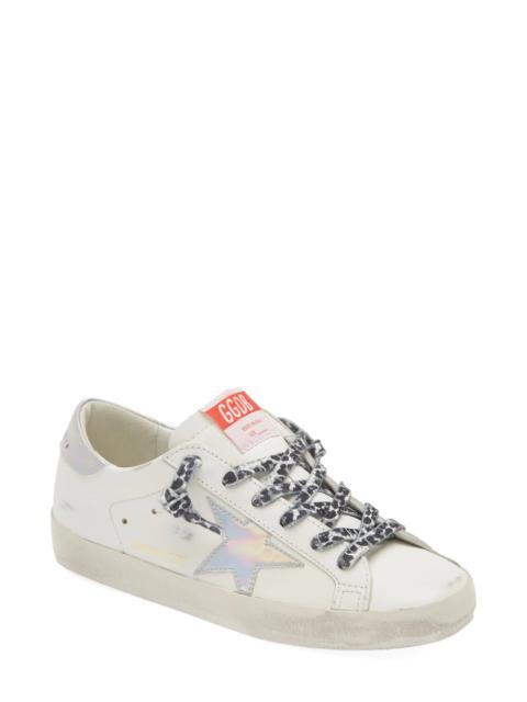 Super-Star Sneaker in Optic White/Silver