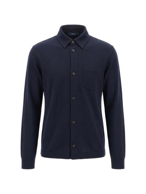 Herno chest-pocket long-sleeve shirt