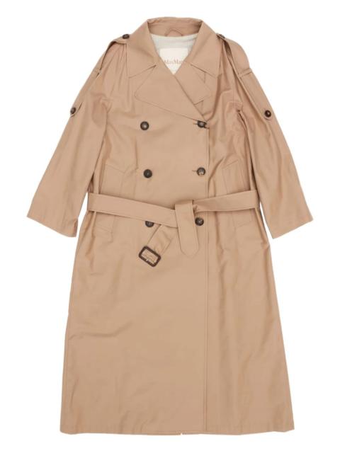 Max Mara belted buttoned coat