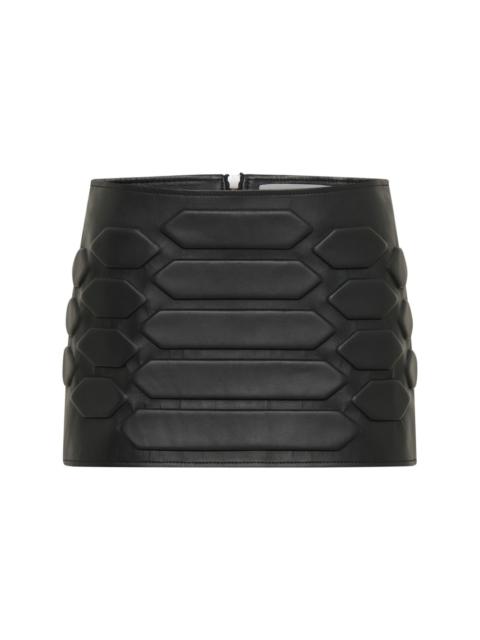 Dion Lee Reptile leather miniskirt